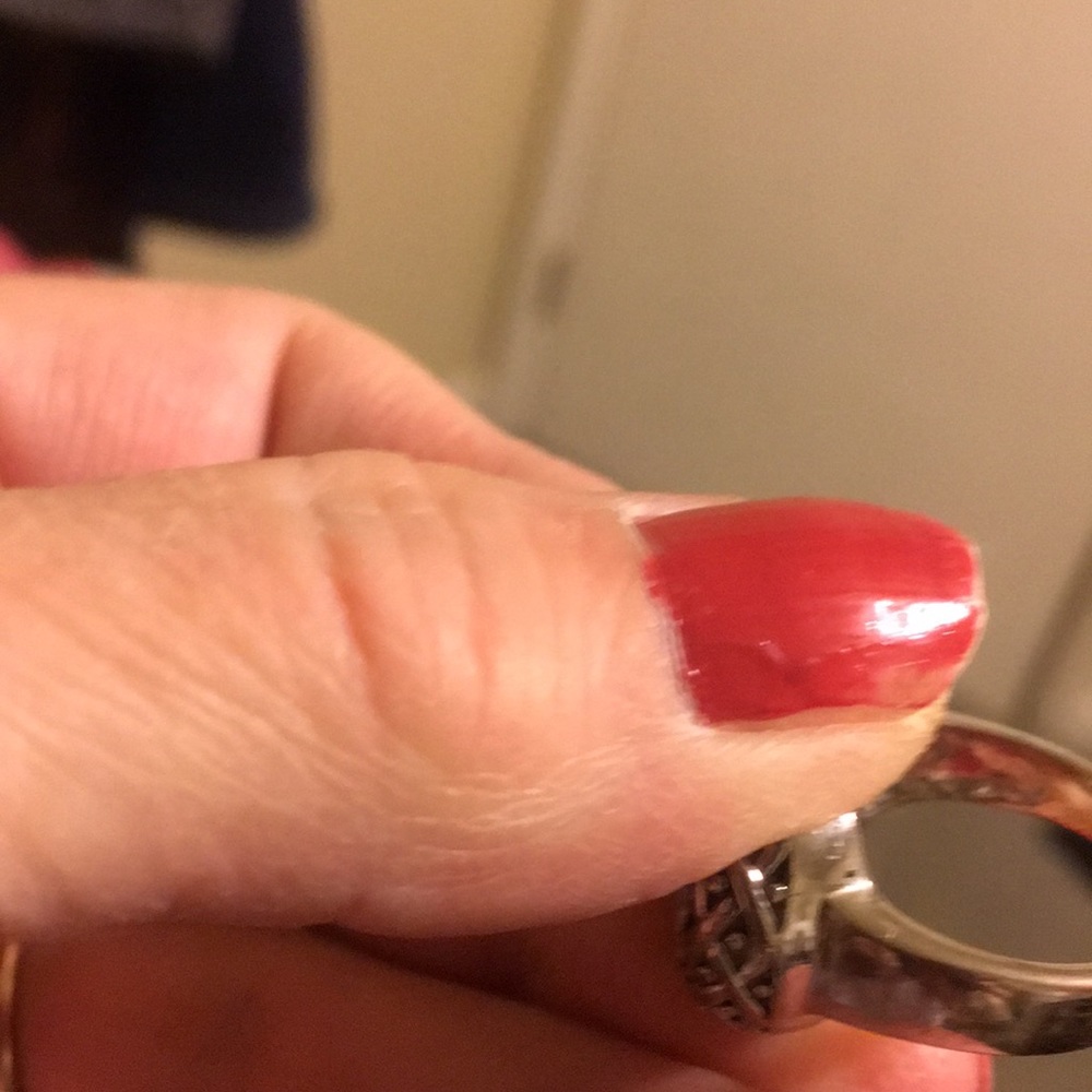 ❄️New❄️Silver Pave Ring - Picture 6 of 8